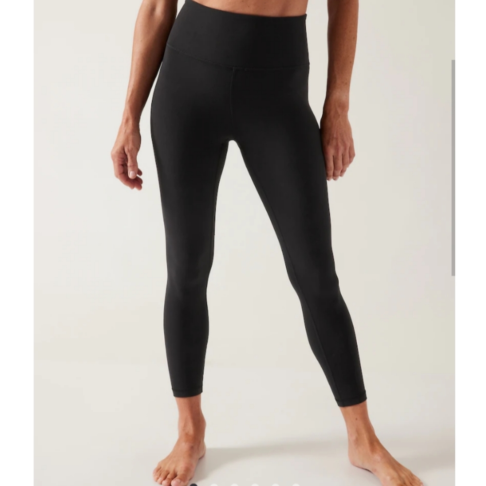 Athleta ultra high rise elation 7/8 leggings tights black NWT
